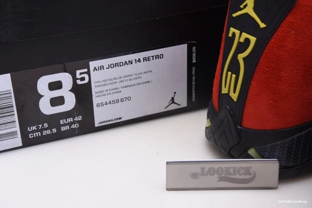 14 Air Challenge Retro 654459-670 Red Jordan 0306